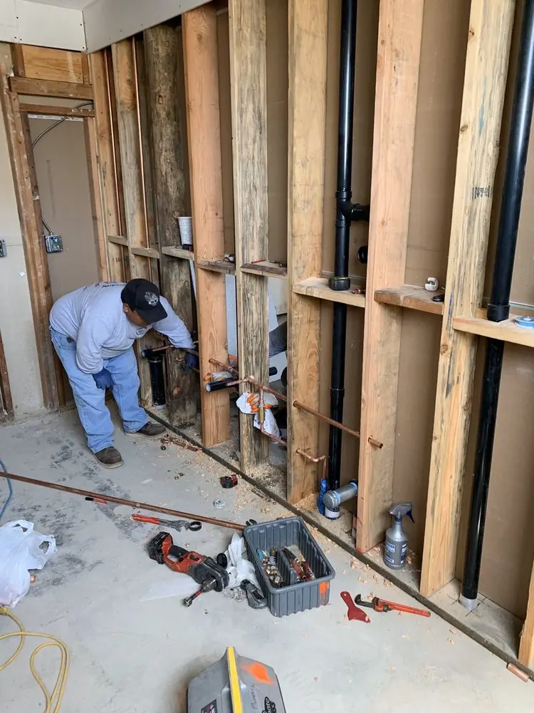 Commercial rough-in plumbing for Gas Line Repair in Kings Woods